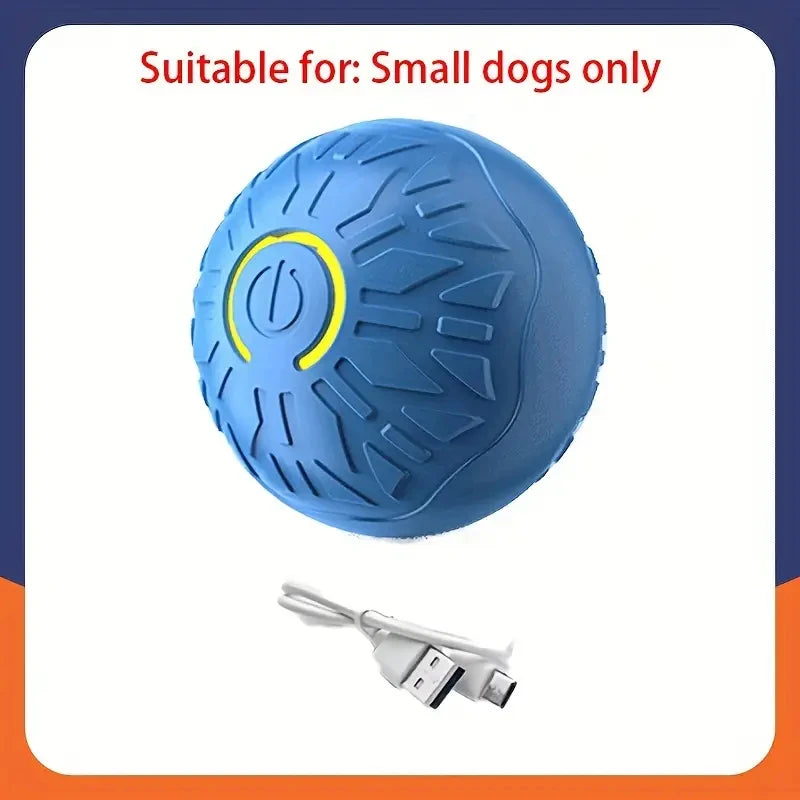 Rechargeable bouncing ball for dogs and cats