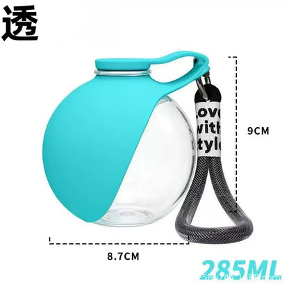 No-spill travel bottle for dogs and cats