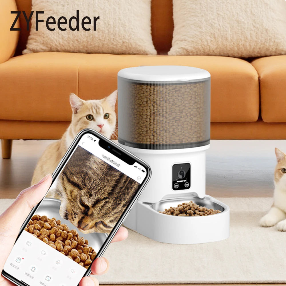 Automatic pet feeder or water fountain