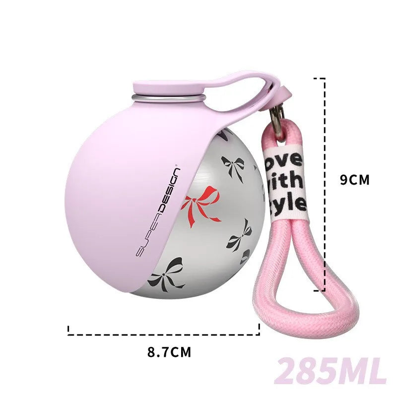 No-spill travel bottle for dogs and cats