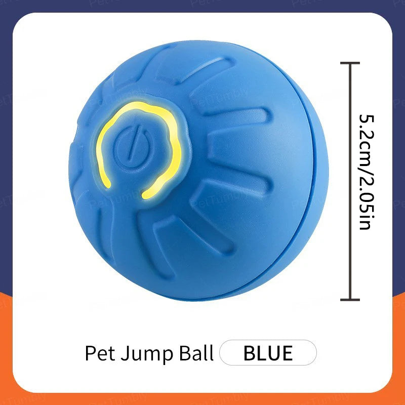 Rechargeable bouncing ball for dogs and cats