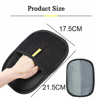 Deshedding grooming glove for dogs and cats