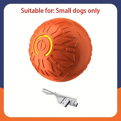 Rechargeable bouncing ball for dogs and cats