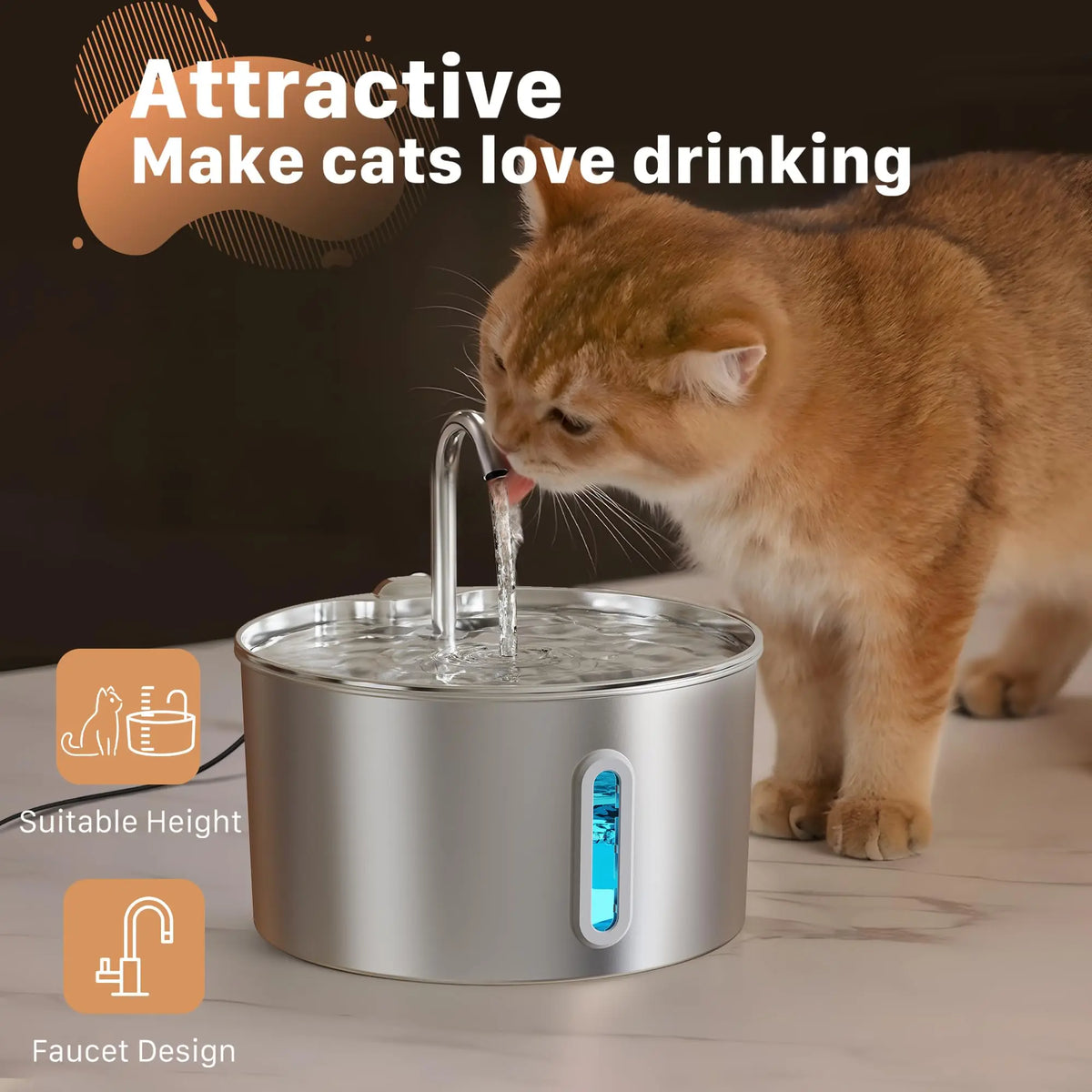 Automatic pet feeder or water fountain