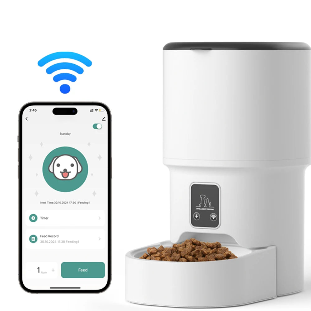 Automatic pet feeder or water fountain