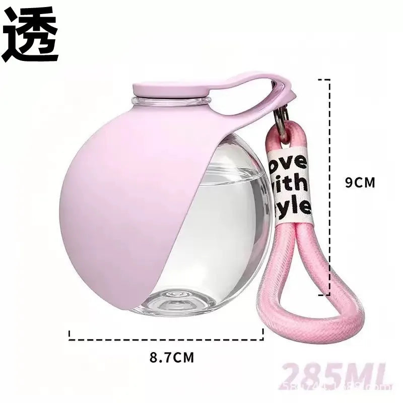 No-spill travel bottle for dogs and cats