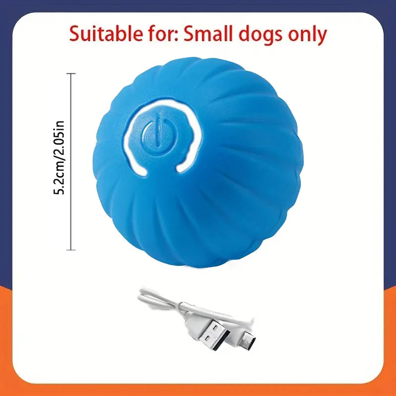 Rechargeable bouncing ball for dogs and cats