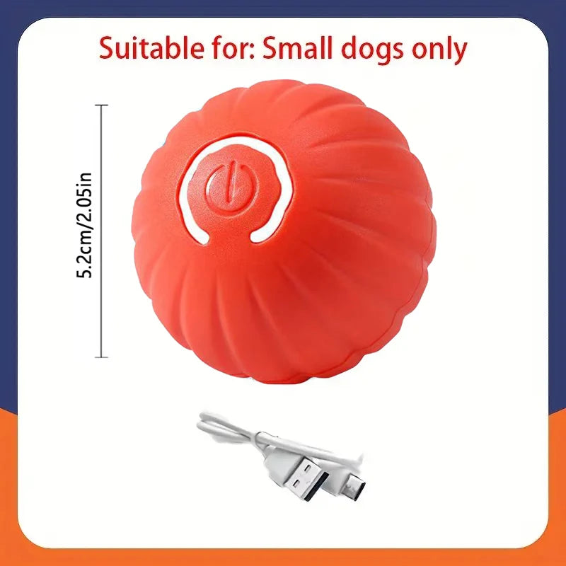Rechargeable bouncing ball for dogs and cats