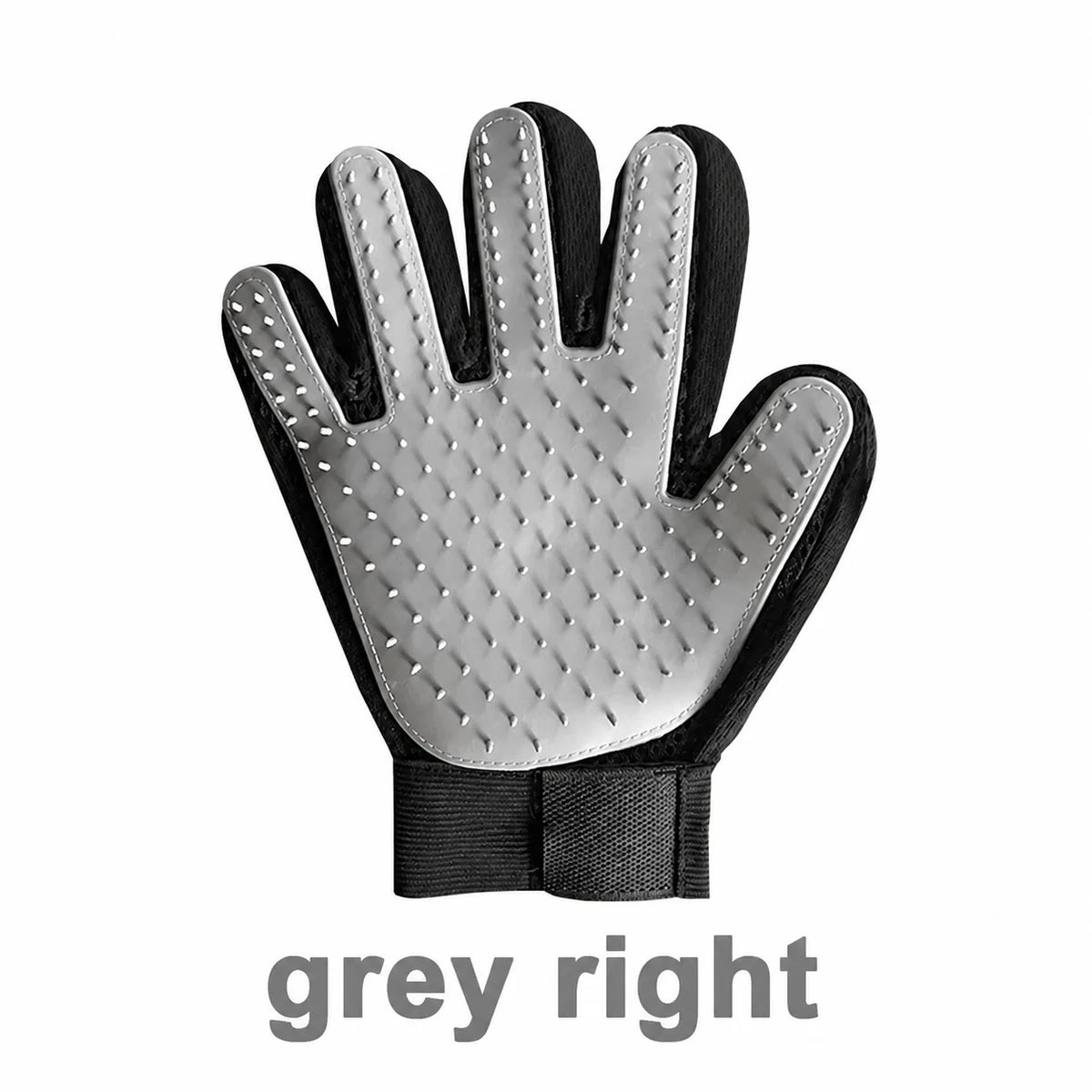 Deshedding grooming glove for dogs and cats