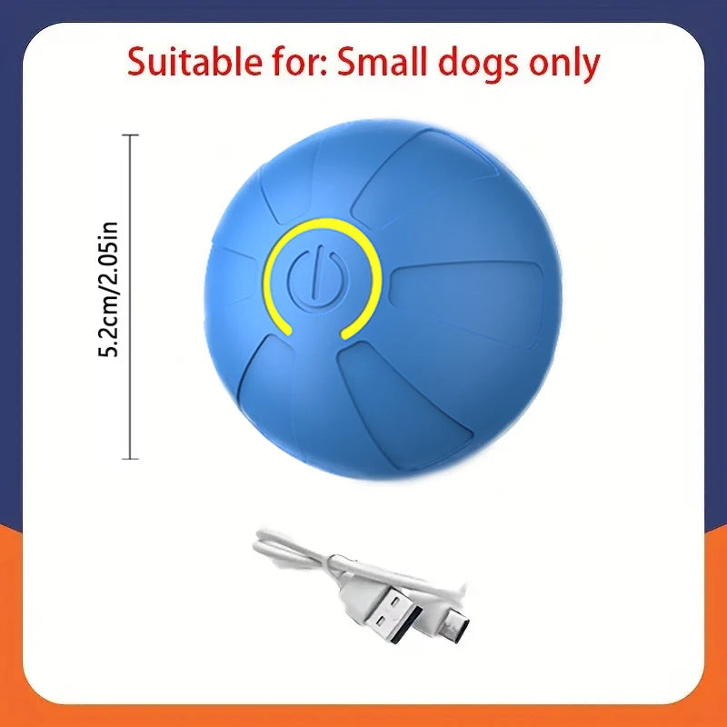 Rechargeable bouncing ball for dogs and cats