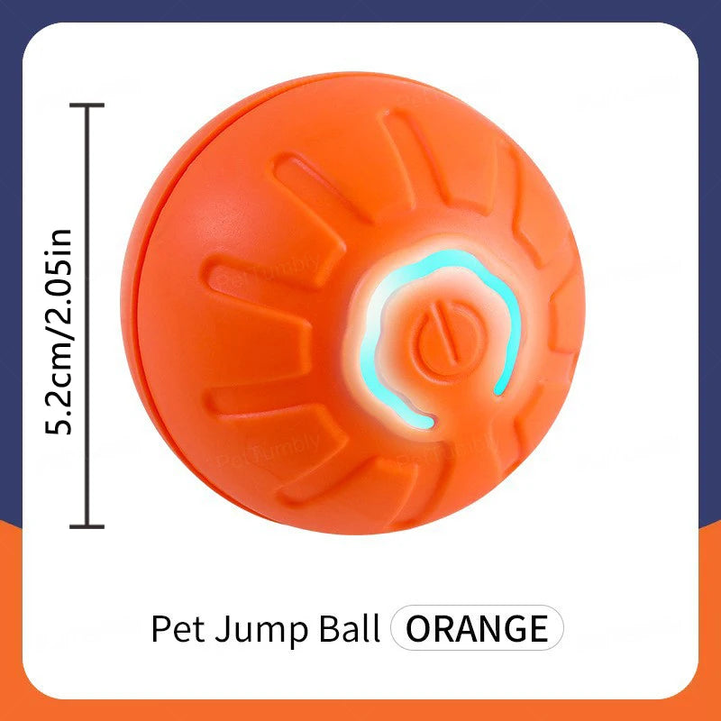 Rechargeable bouncing ball for dogs and cats