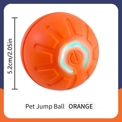 Rechargeable bouncing ball for dogs and cats